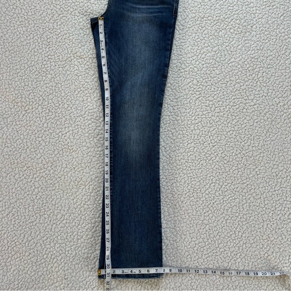 Maurices EverFlex Dark High Rise Straight Leg Blue Denim Women's Jeans SZ 8 Reg - Picture 12 of 13
